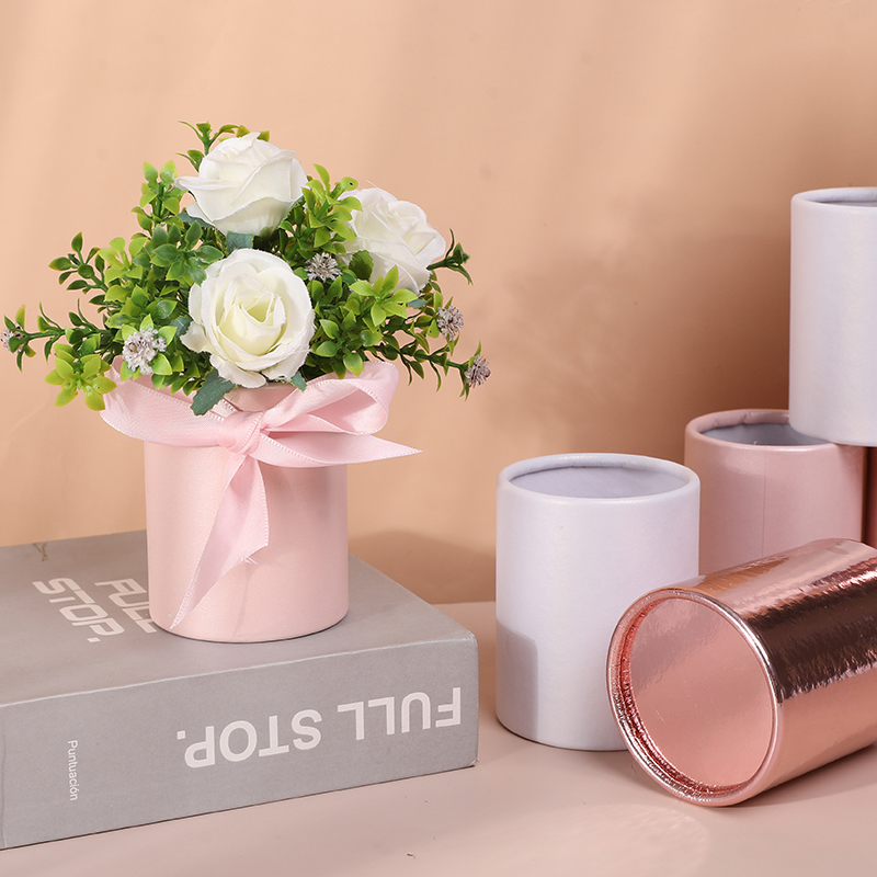 4 szt. Mini Okrągłe Pudełko na – Florist Supply Paper recenzja i cena