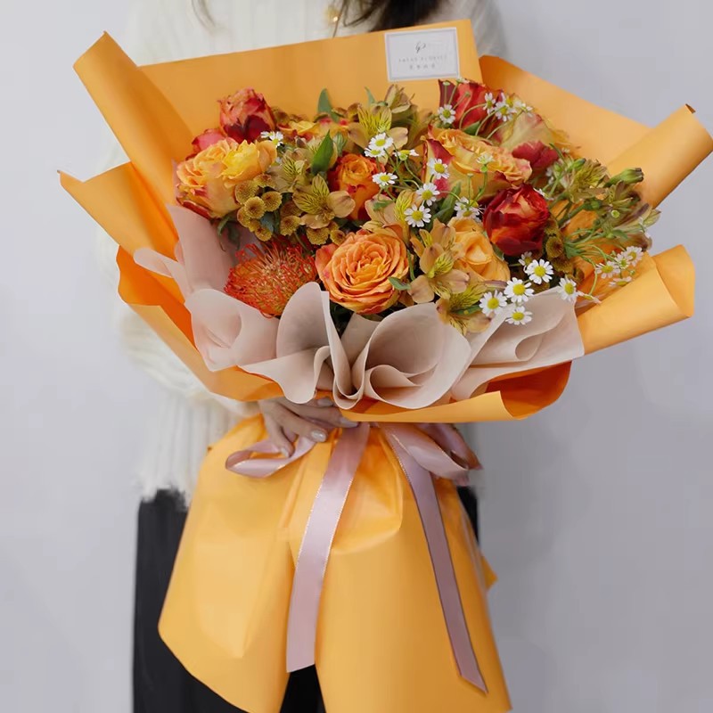 Koreański styl Jednolity kolor – Florist Supply Paper recenzja i cena