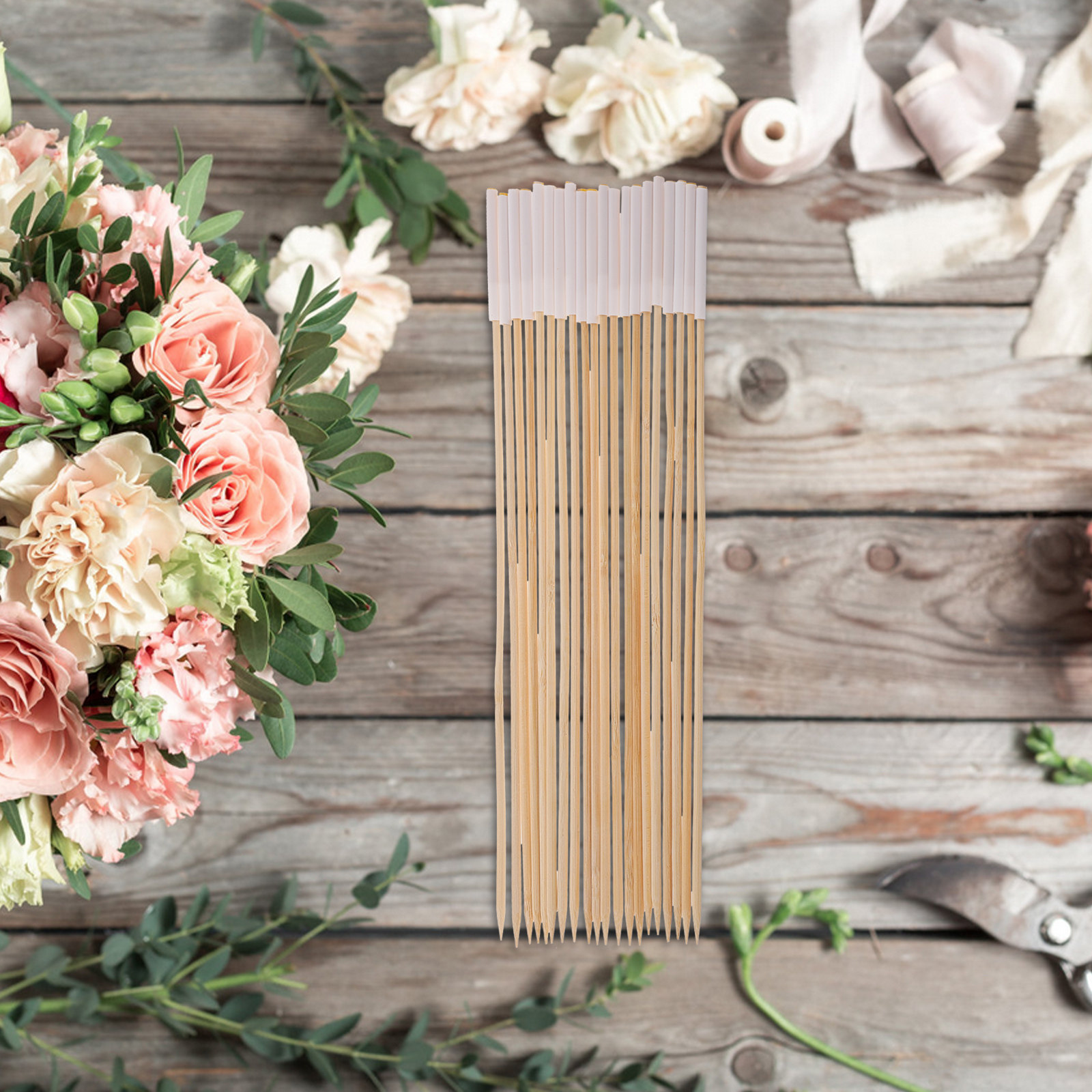 20 sztuk bambusowych patyczków – Floral Picks Wood recenzja i cena