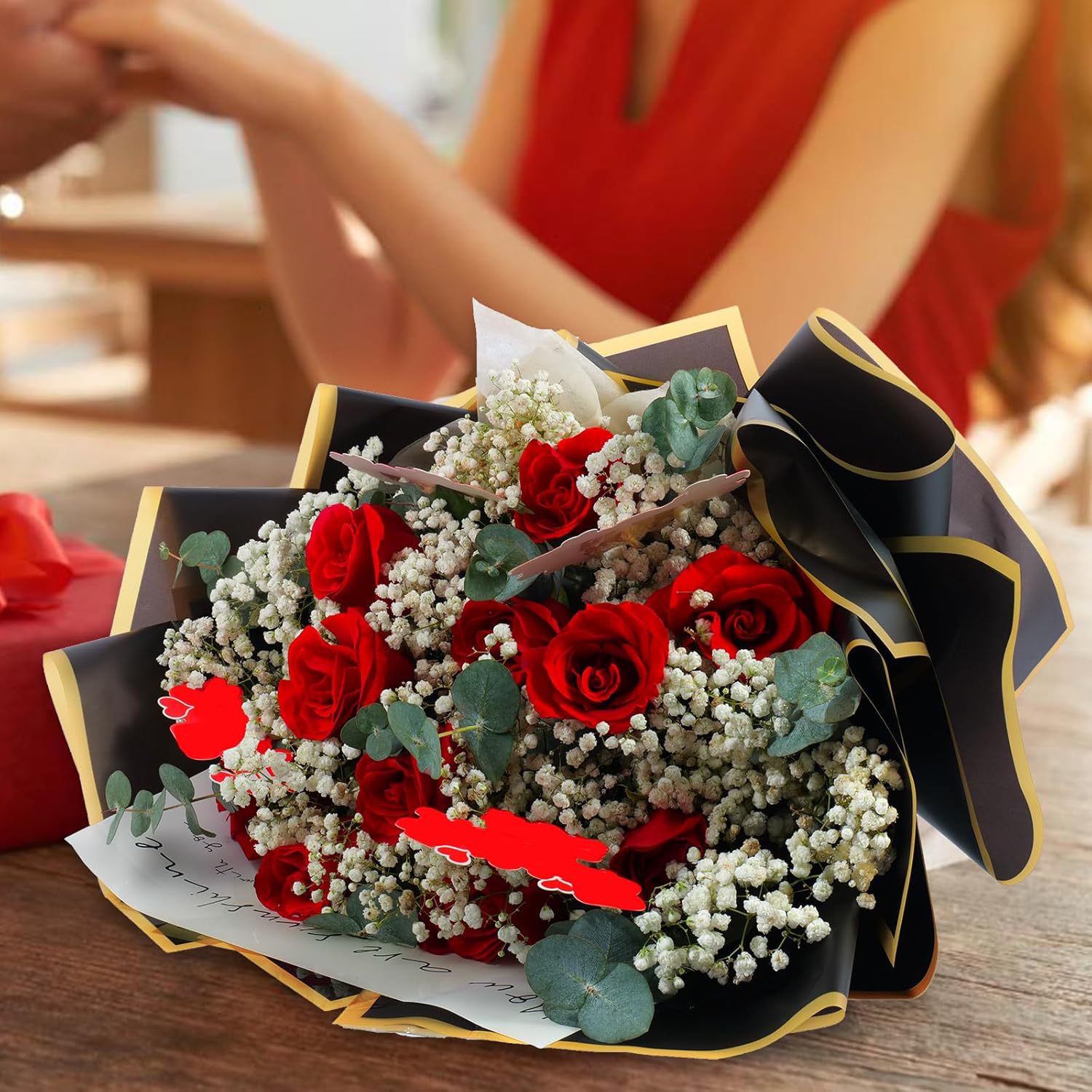 20 Arkuszy Złoty Brzeg Wodoodp – Florist Supply Paper recenzja i cena