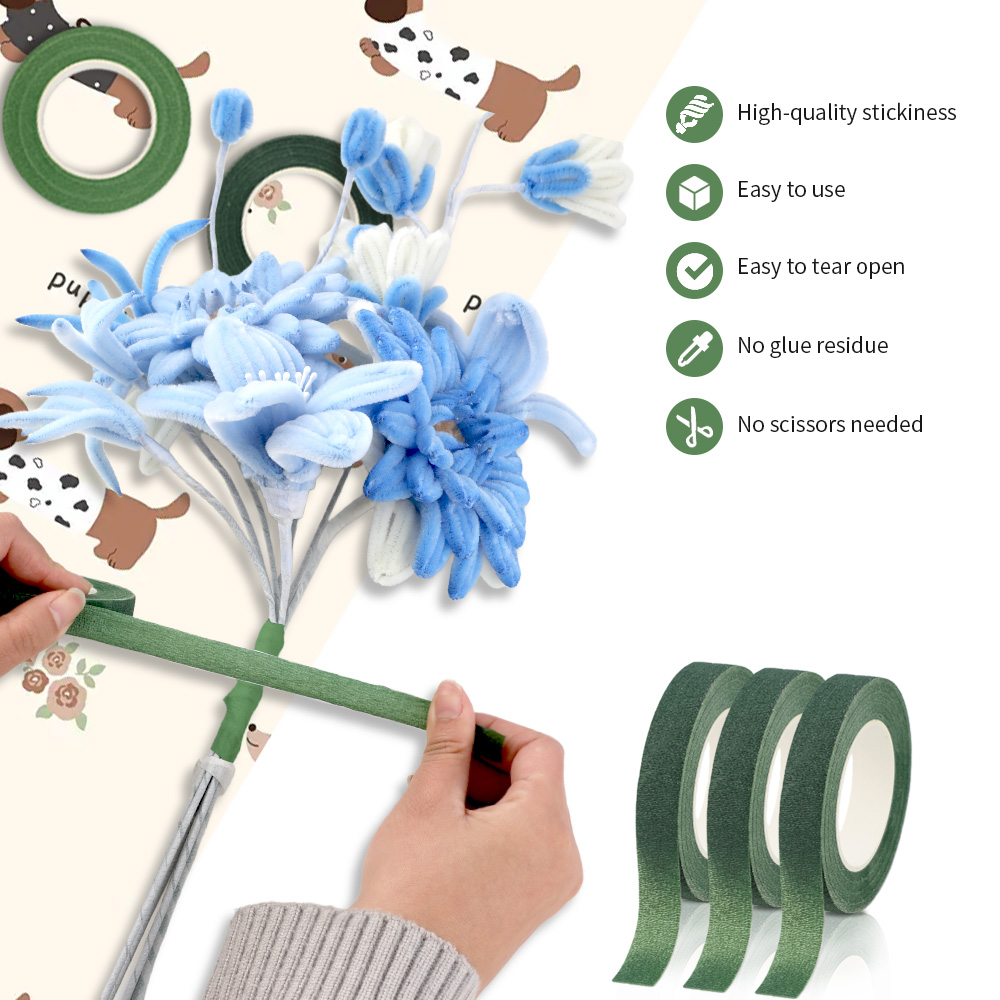 Taśma florystyczna samoprzylep – Florist Supply Paper recenzja i cena