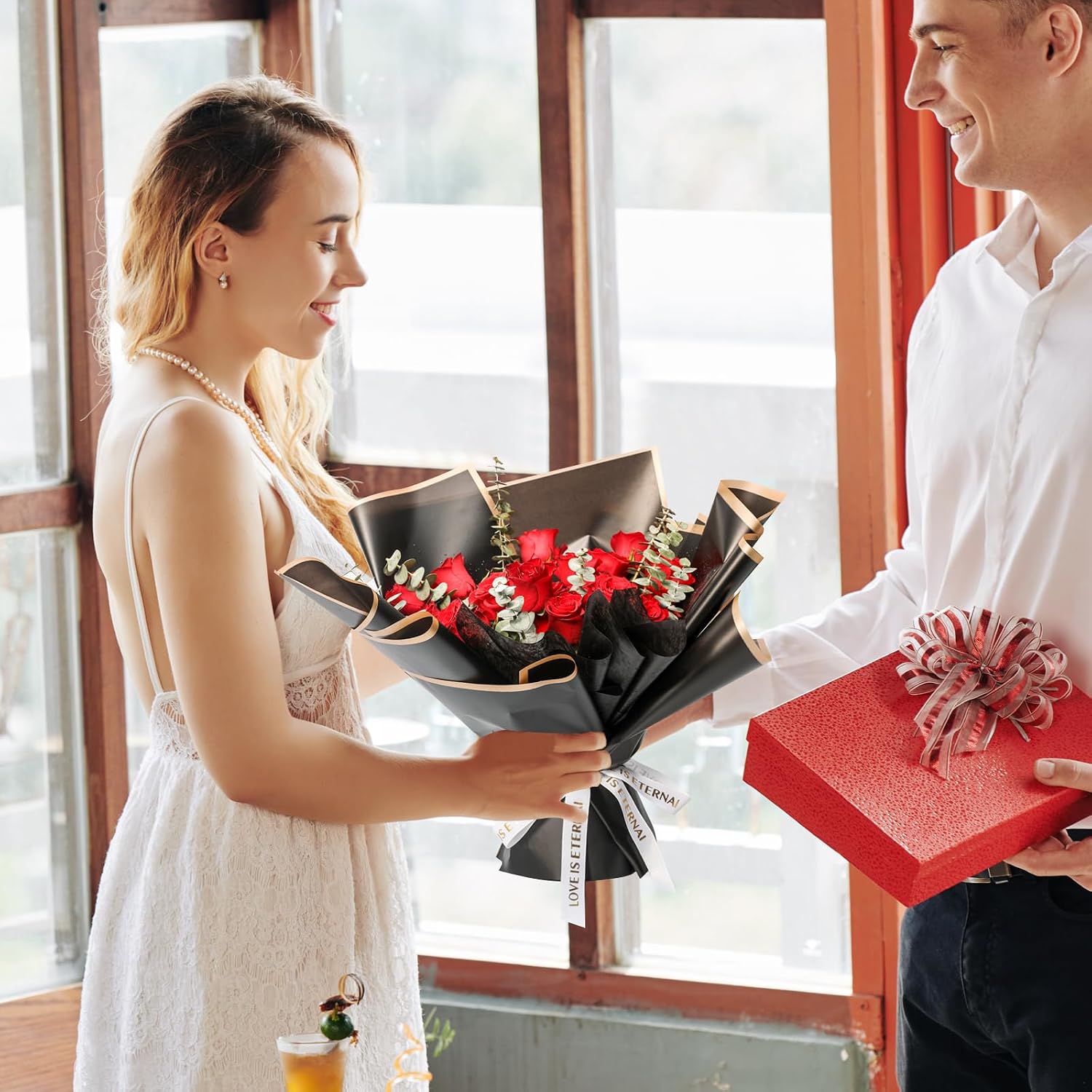 NESCCI 20 Arkuszy Papieru do P – Florist Supply Paper recenzja i cena